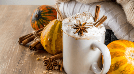 White Chocolate Pumpkin Spice Latte