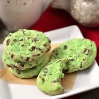 Mint Chocolate Chip Cookies