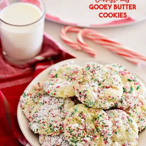 Christmas Gooey Butter Cookies